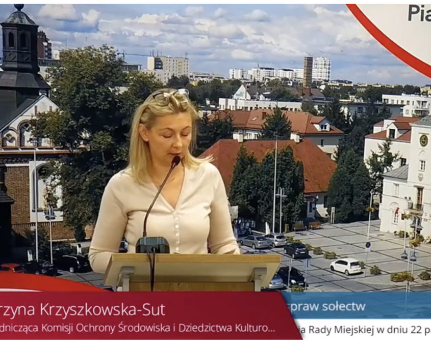 zdjęcie z sesji rady miasta