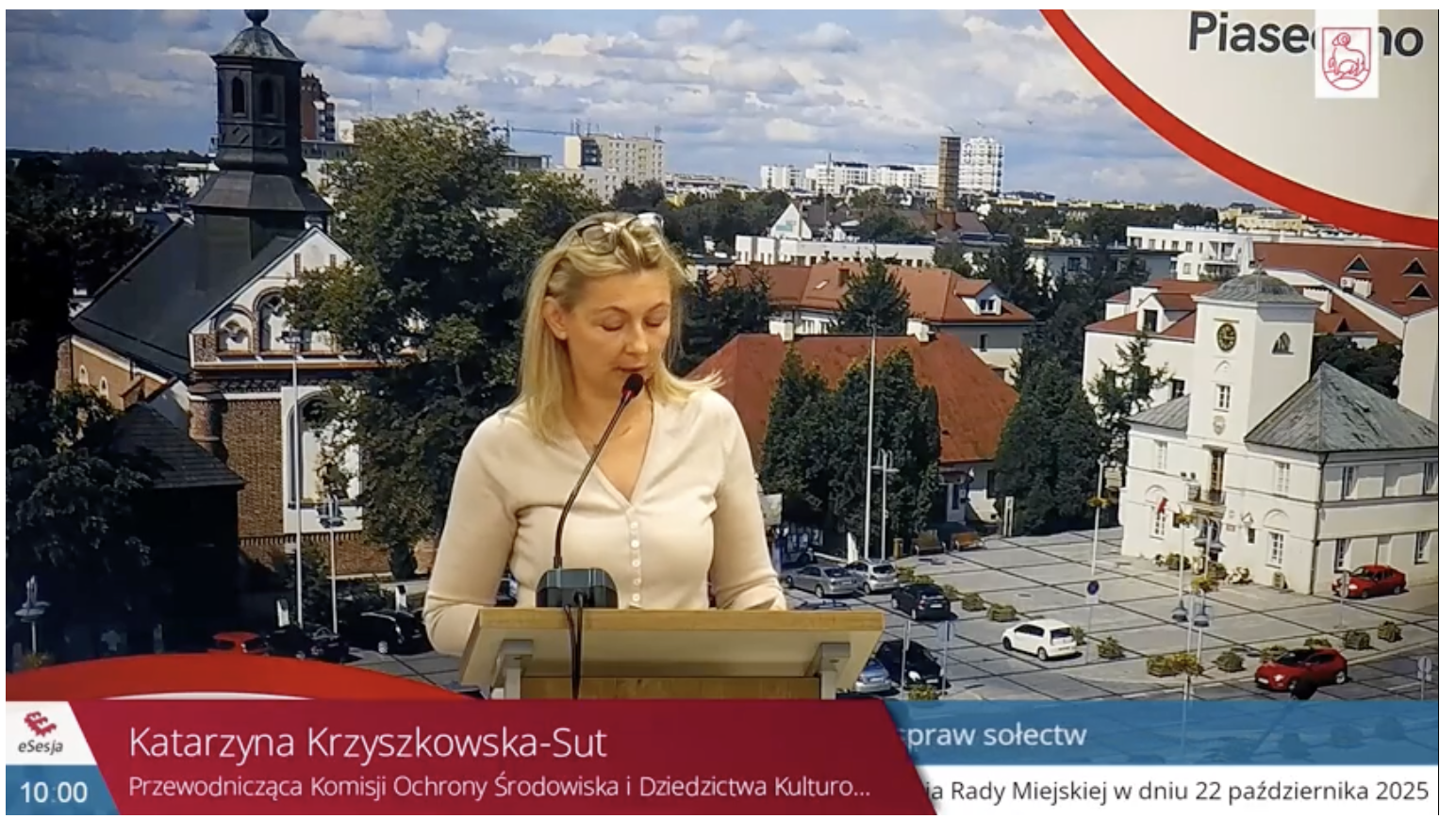 zdjęcie z sesji rady miasta