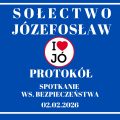 Sołectwo Józefosław Protokół Spotkanie w sprawie Bezpieczeństwa