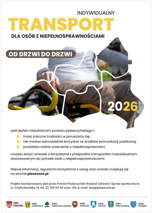 Transport indywidualny od drzwi do drzwi dla osób z niepełnosprawnościami w 2026 roku