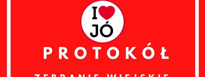 Sołectwo Józefosław Protokół Zebranie Wiejskie