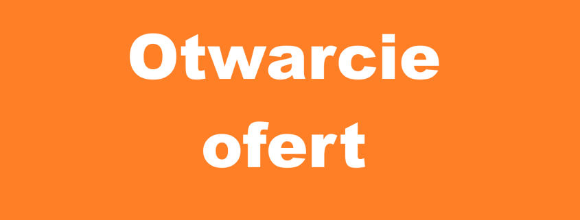 Otwarcie ofert: ul. Rekreacyjna