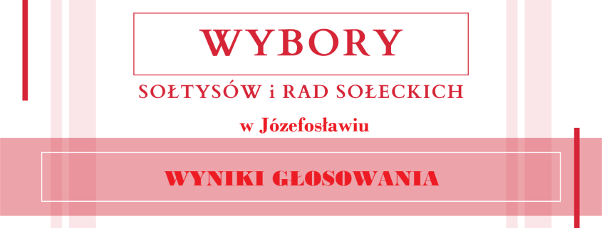 Wybory Sołtysa i Rady Sołeckiej Sołectwa Józefosław – wyniki