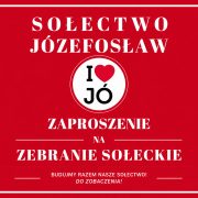Zaproszenie na zebranie sołeckie Józefosławia
